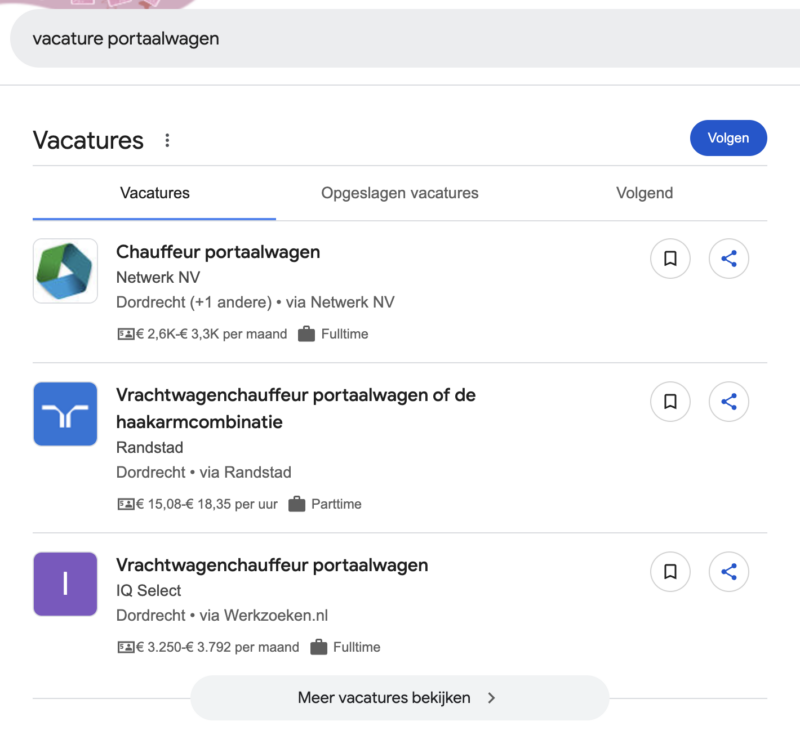 Netwerk jobposting optimalisatie via eigen website