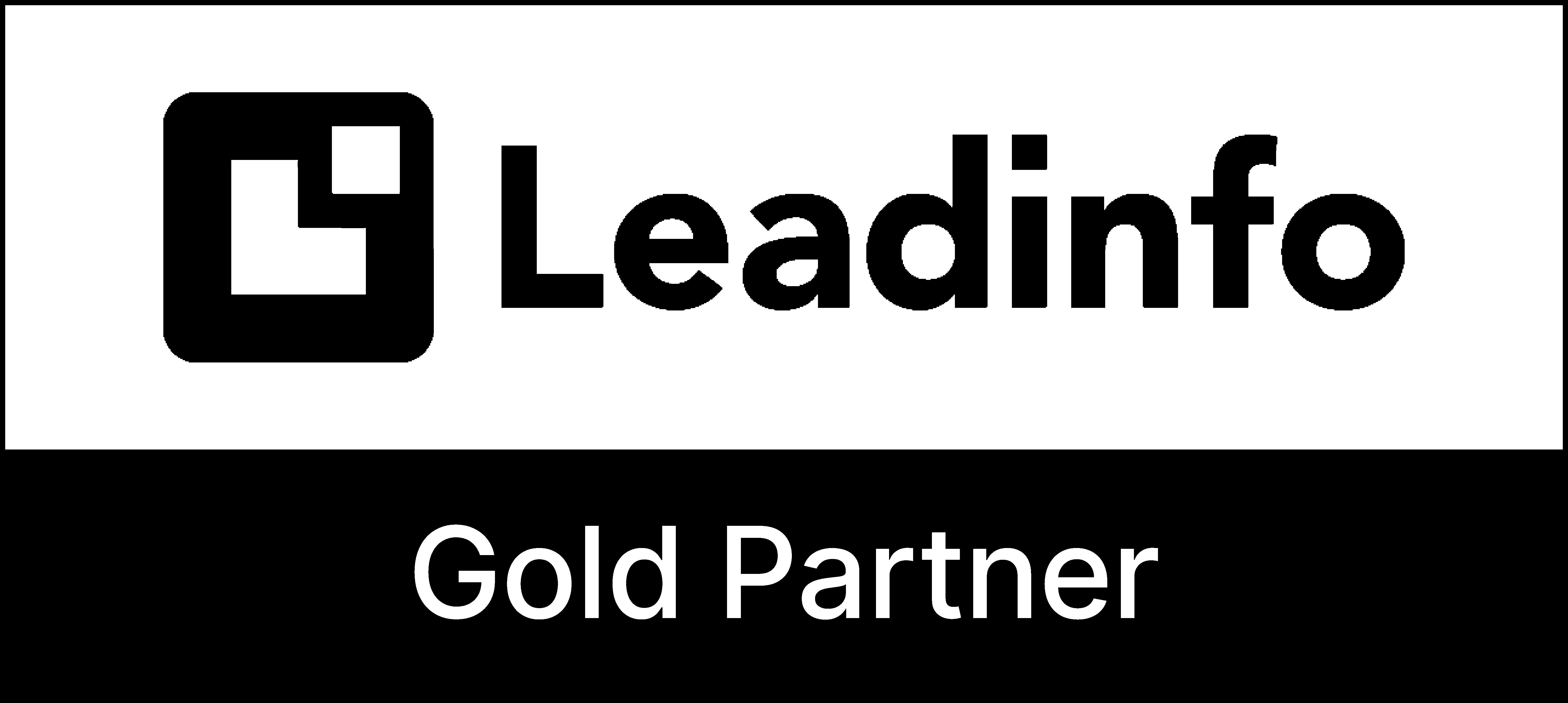 Lead Info gold partner badge